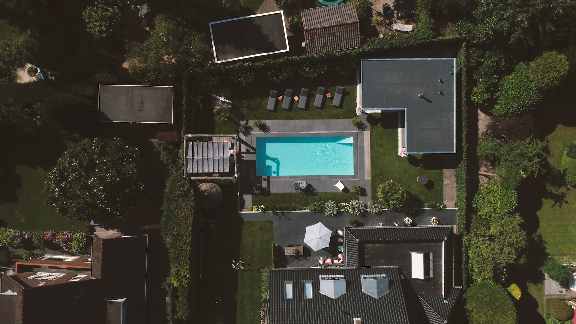 Woning gefilmd met drone Vastgoed project drone video