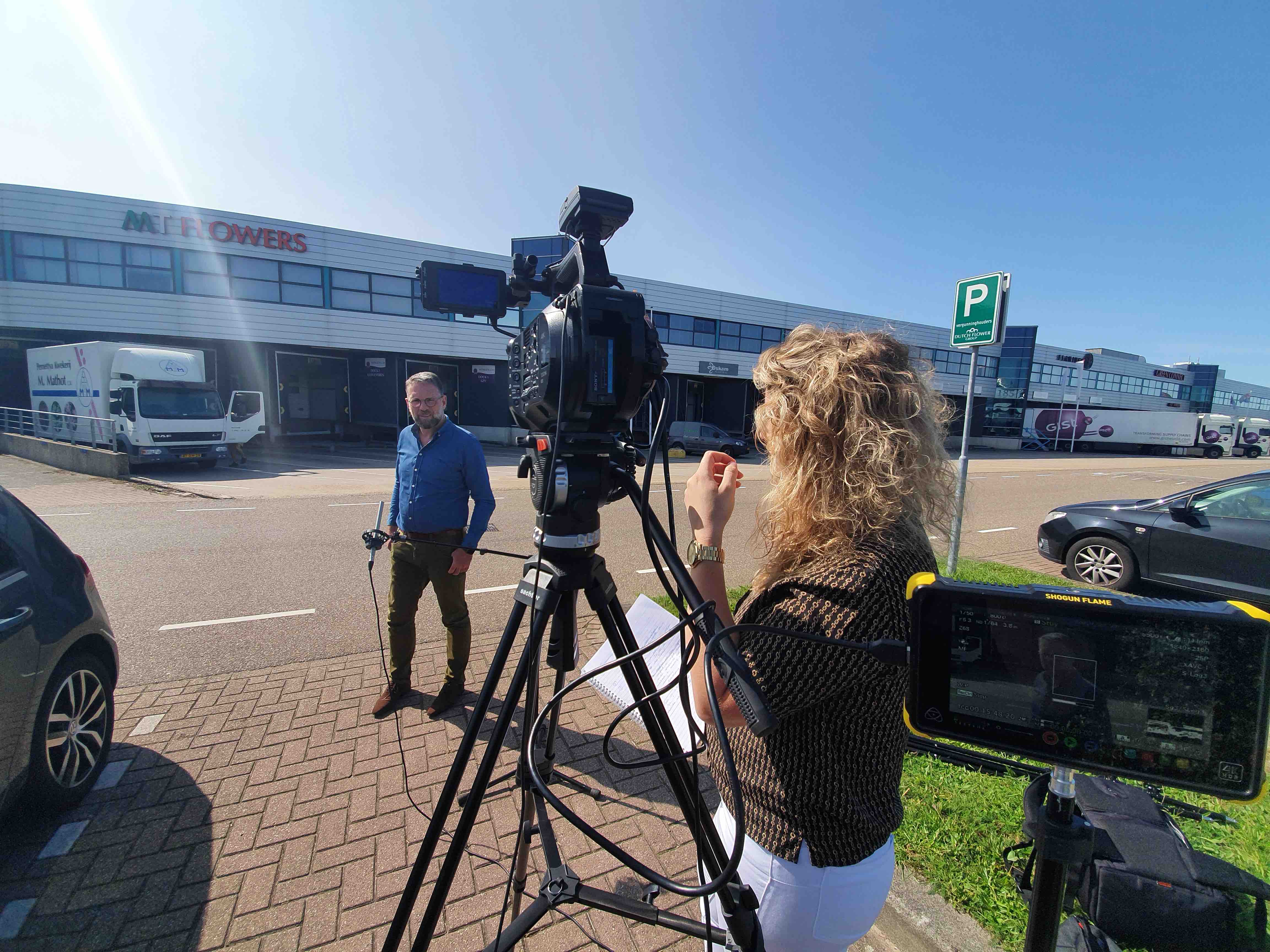 Opnames van testimonial video Klant testimonial video