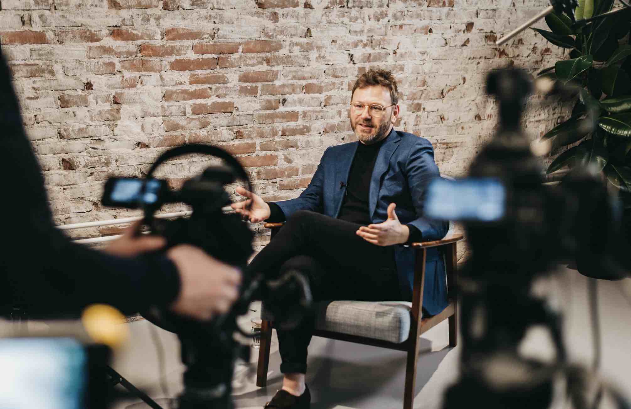 Interview video filmen Video interview