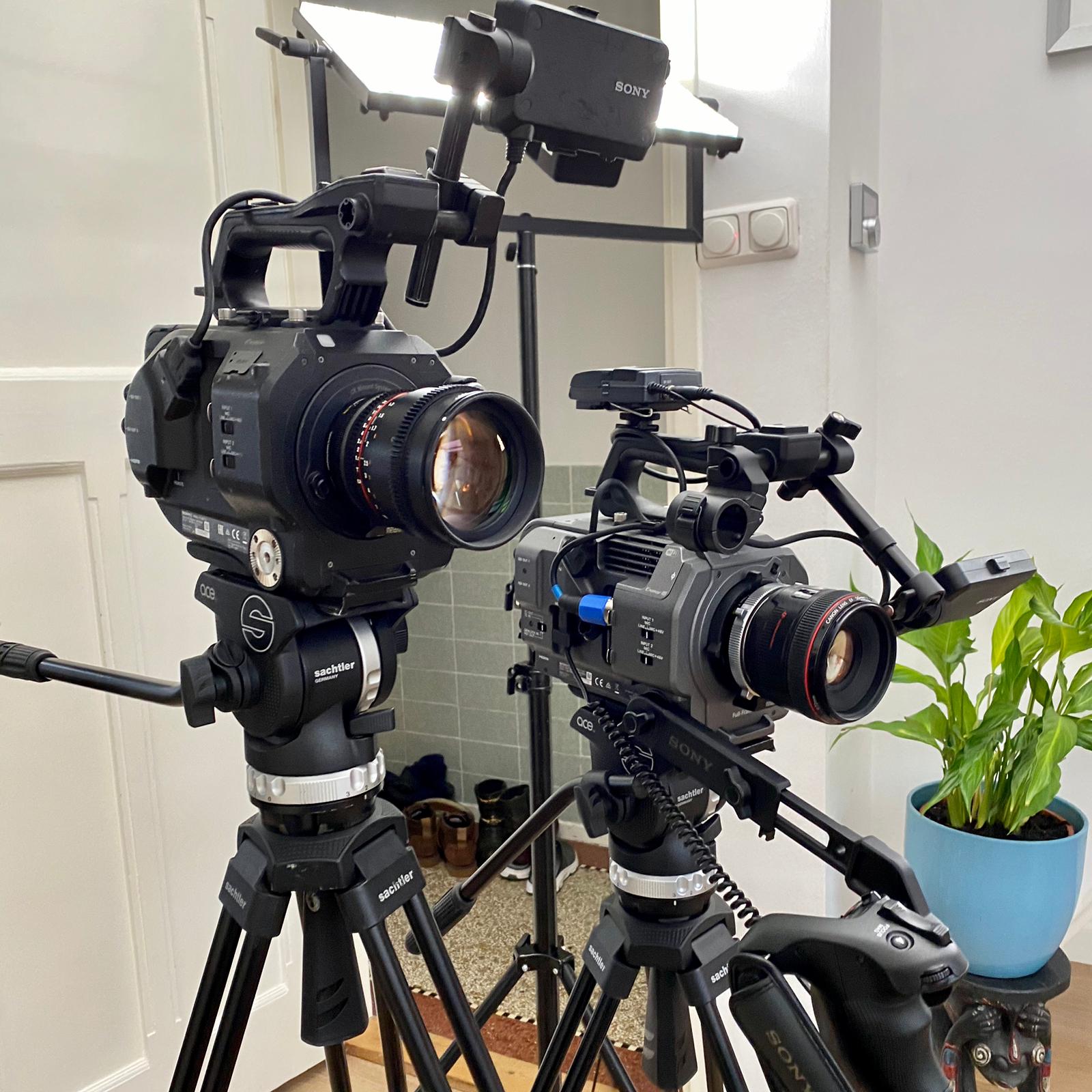 Sony FX9 met Sony FS7 camera