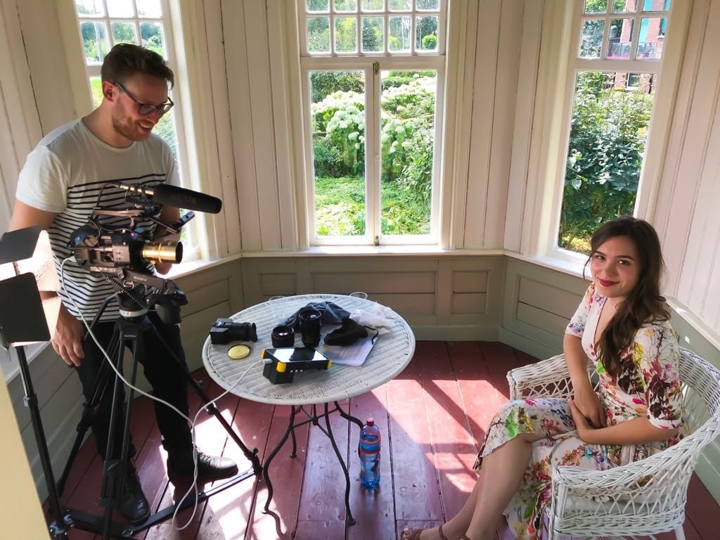 Onze video shoots zijn altijd gezellig Videoproductie met klant